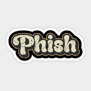 Phish - Vintage Text Sticker